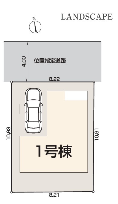 戸建 西東京市芝久保町４丁目の区画図