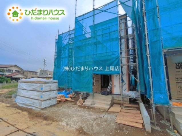 上尾市緑丘1期　新築戸建　03の前面道路含む現地写真|10/5　撮影