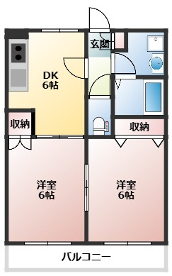 シャンクレールの間取り