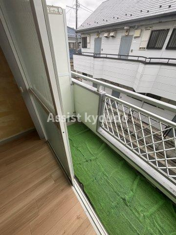 ウッドクレスト・Uのバルコニー|※別号室の参考写真です