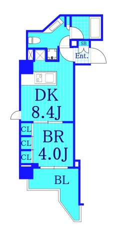 ザパークハビオ横浜東神奈川の間取り