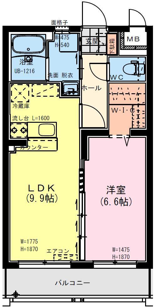グレイス ボヌールの間取り|グレイス ボヌールの間取り