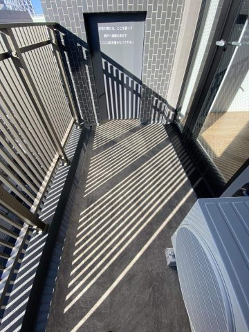 クオリタス押上業平のバルコニー