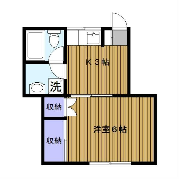 野本ハイツの間取り