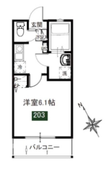 DEINZE南与野の間取り