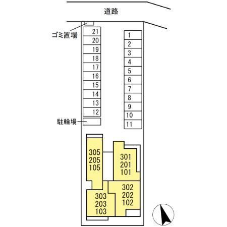【駐車場】 | ディーソルビア中川原