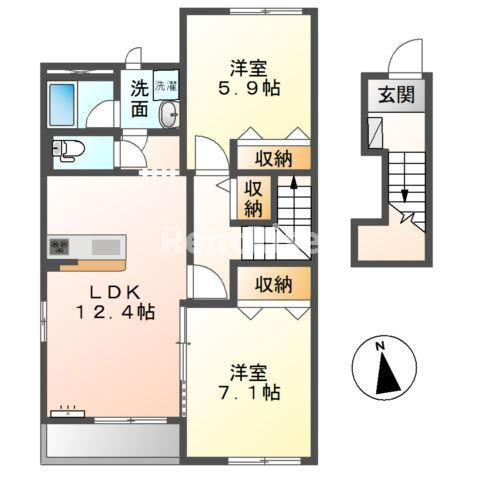 クレール エストの間取り