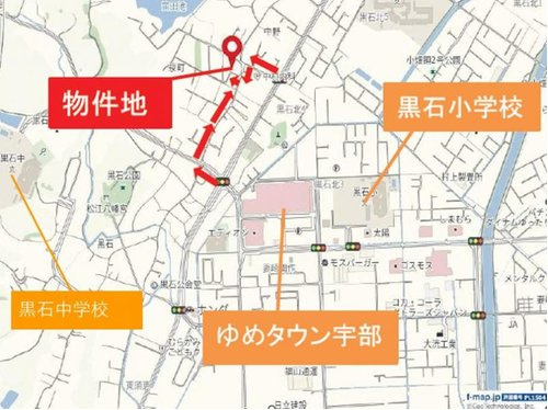 大字東須恵　土地の地図