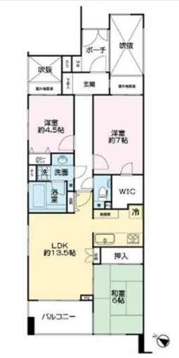 ガーデンホーム東雪谷の間取り|間取り