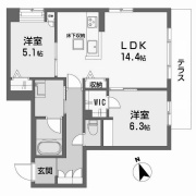 シャーメゾン　シンフォニアの居間・リビング
