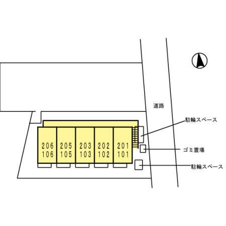 ミズカ　ラフィットの区画図
