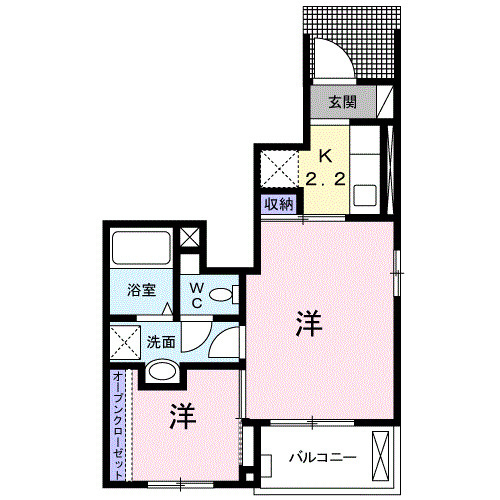 【仲介手数料：50％OFF】対象物件！の間取り
