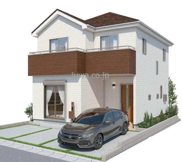 【新築分譲住宅】志木市本町２丁目の外観パース