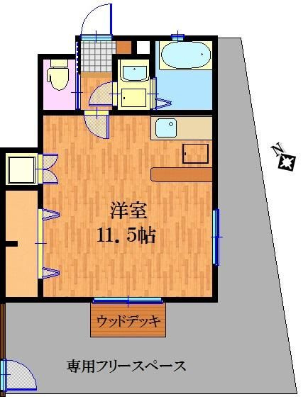 リブフラットの間取り