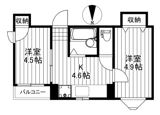 【間取り】 | サンライズビル