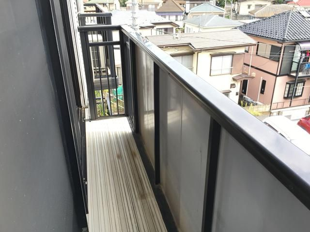 柏葉ハイツのバルコニー