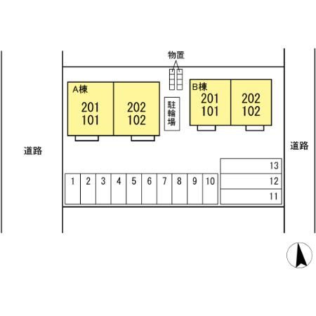 Ｆｉｌｌ Ｈｏｕｓｅ　　Ｂの区画図
