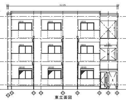 筑紫野市紫２丁目のアパートの外観|外はこのようになっています