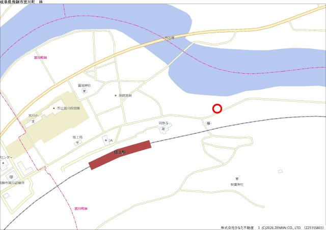 26/8/31NEW　戸建　飛騨市宮川町林　600万の地図