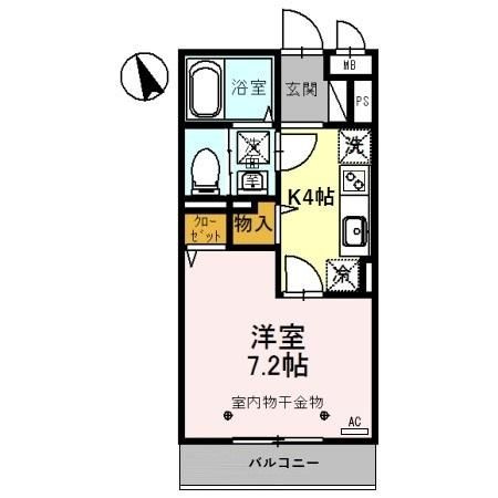 Ｃｏｃｏ上米島の間取り