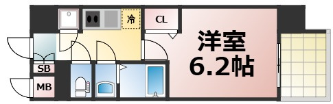 【間取り】 | ファーストフィオーレ天王寺筆ケ崎EYE　仲介手数料無料