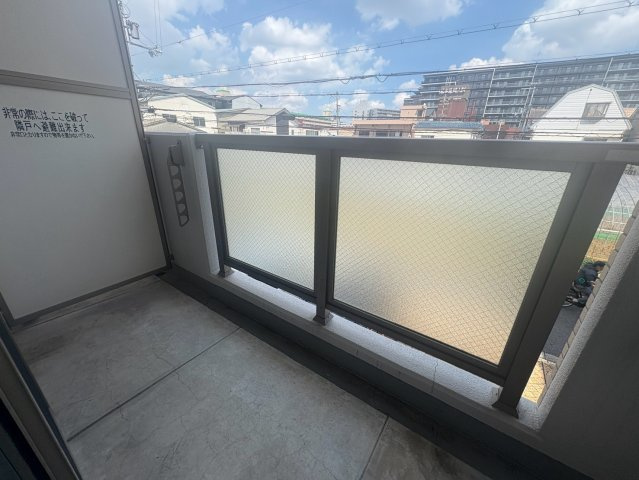 INOVE若江北のバルコニー