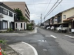 土地　鏡島精華1丁目の前面道路含む現地写真|南道路三差路