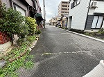 土地　鏡島精華1丁目の前面道路含む現地写真|東道路　南から