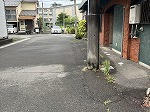 土地　鏡島精華1丁目の前面道路含む現地写真|東道路　北から
