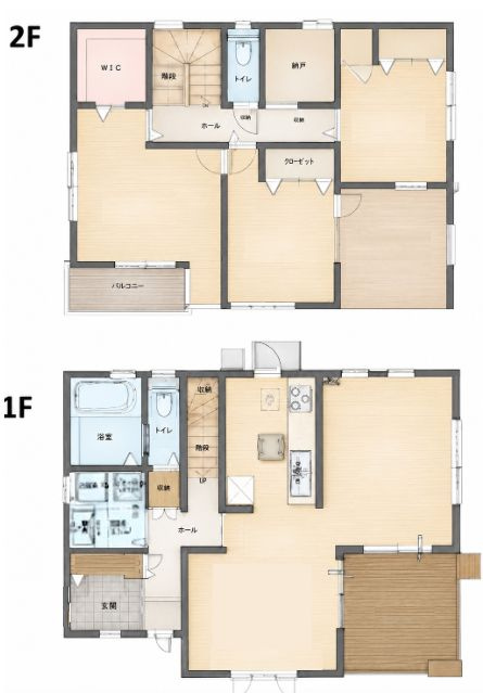 小山市出井の間取り