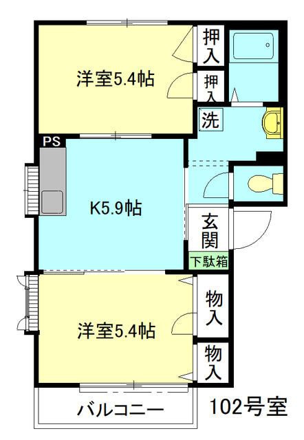 ガーデンハイツの間取り