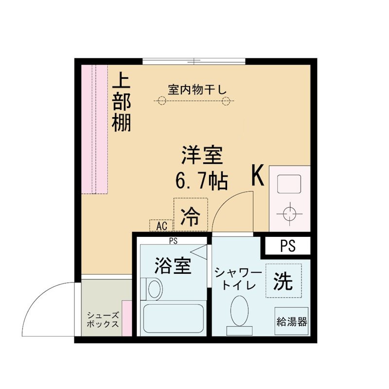 COCOFLAT北千住North の間取り|間取りです。