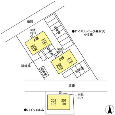 【区画図】 | ハイツエルム