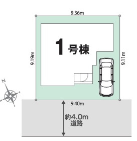 佐倉市上志津03期の区画図