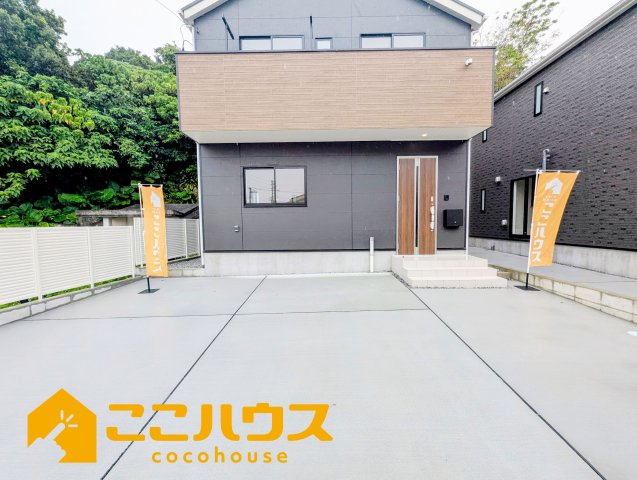 浦添市西原第6　クレイドルガーデン　新築戸建て　全2棟　2号棟の駐車場|駐車並列2台