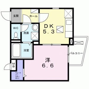 フォーチュンパークⅢの間取り