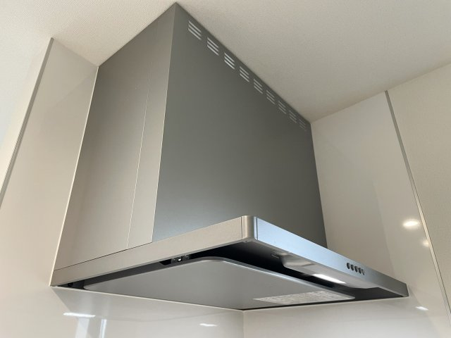 中野区鷺宮4丁目 限定1棟のキッチン|薄型のスタイリッシュなレンジフード