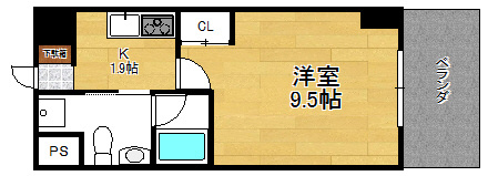 ティアラ京桃山の間取り