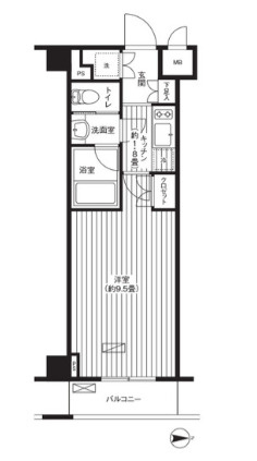 グランハイツ東新宿の間取り|グランハイツ東新宿