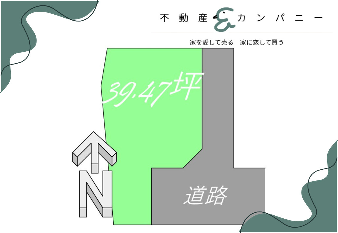 堀江町のおトチ　松山市堀江町売土地の土地図