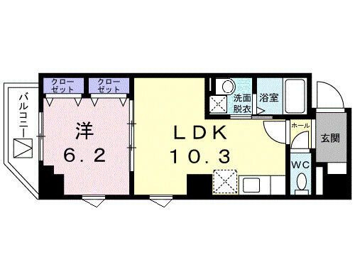 ラ・ポーズ　ゾーの間取り
