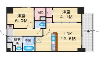 【間取り】 | ディセントラフルーリ | 略図の為、現状優先