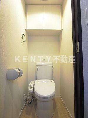 【トイレ】 | リブリ・Ｋ　＆　Ｗ　上池台 | 落ち着いた色調のトイレです