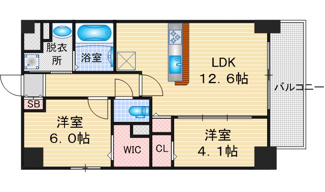 【間取り】 | ディセントラフルーリ | 略図の為、現状優先