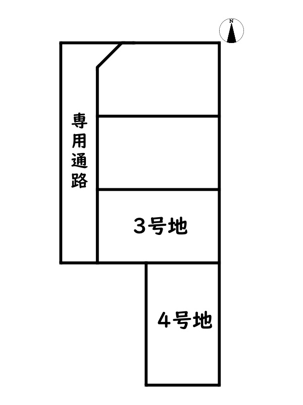 姫路市大塩町1期/売土地の区画図