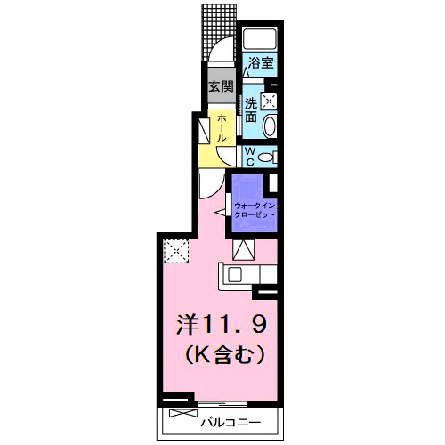サン・メゾン　Ａの間取り