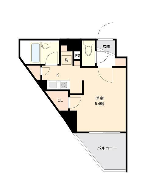 ドゥーエ西大島の間取り