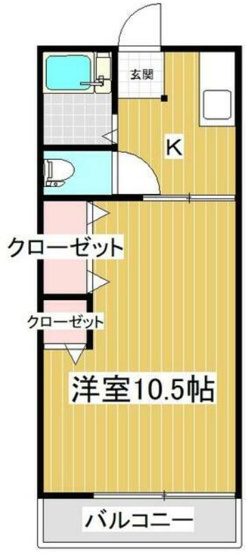【間取り】 | コーポ・サントミ