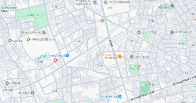 伊丹市堀池　第13期　新築一戸建ての地図