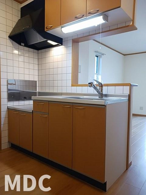 板野郡藍住町矢上字原のアパートのキッチン
